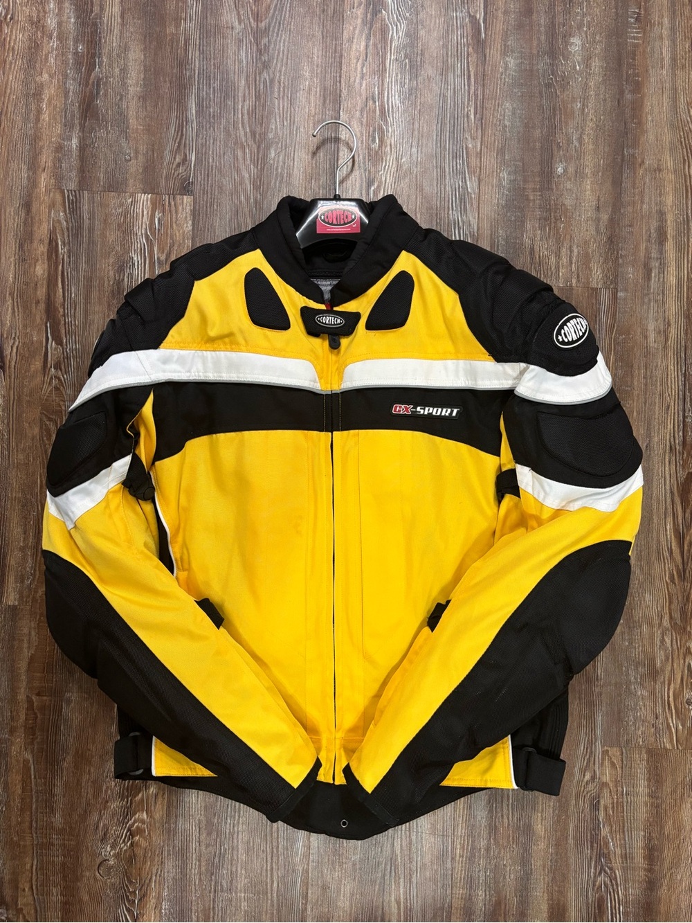 GX-Sport Men's Yellow & Black Performance Motorcycle Jacket